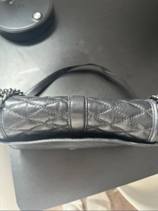 Rebecca Minkoff Black Quilted Leather Chain Shoulder Bag - Picture 5 of 7